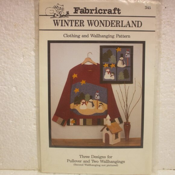 Three Vintage Clothing, Wall Hanging, and Quilting Patterns - Picture 4 of 7